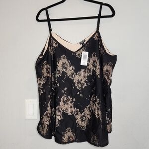 NWT Torrid Sophie Lace Cami Black Nude Size 2X Whimsigoth Edgy